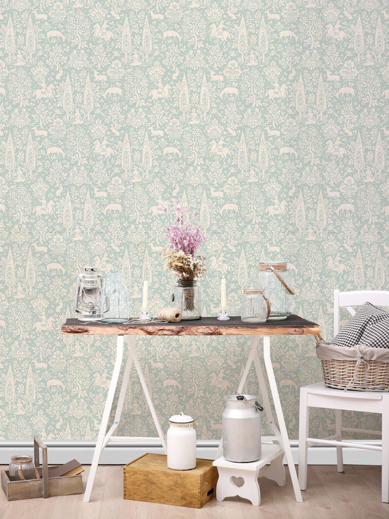 Product photograph of Crown Woodland Wallpaper from very.co.uk