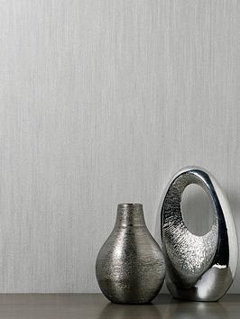Product photograph of Vymura Milano Crepe Plain Wallpaper - Grey from very.co.uk