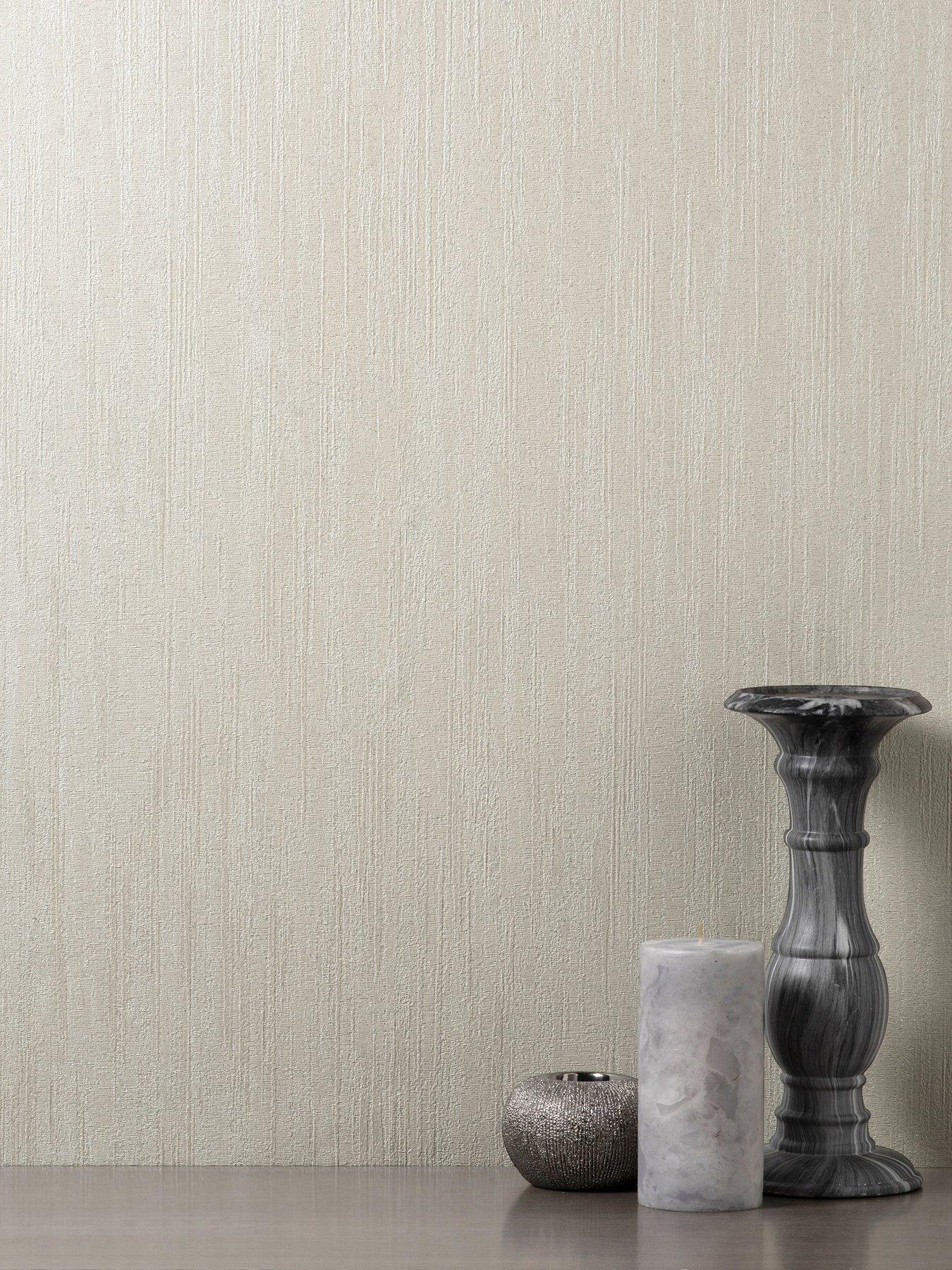 Product photograph of Vymura Milano Crepe Plain Wallpaper - Cream from very.co.uk