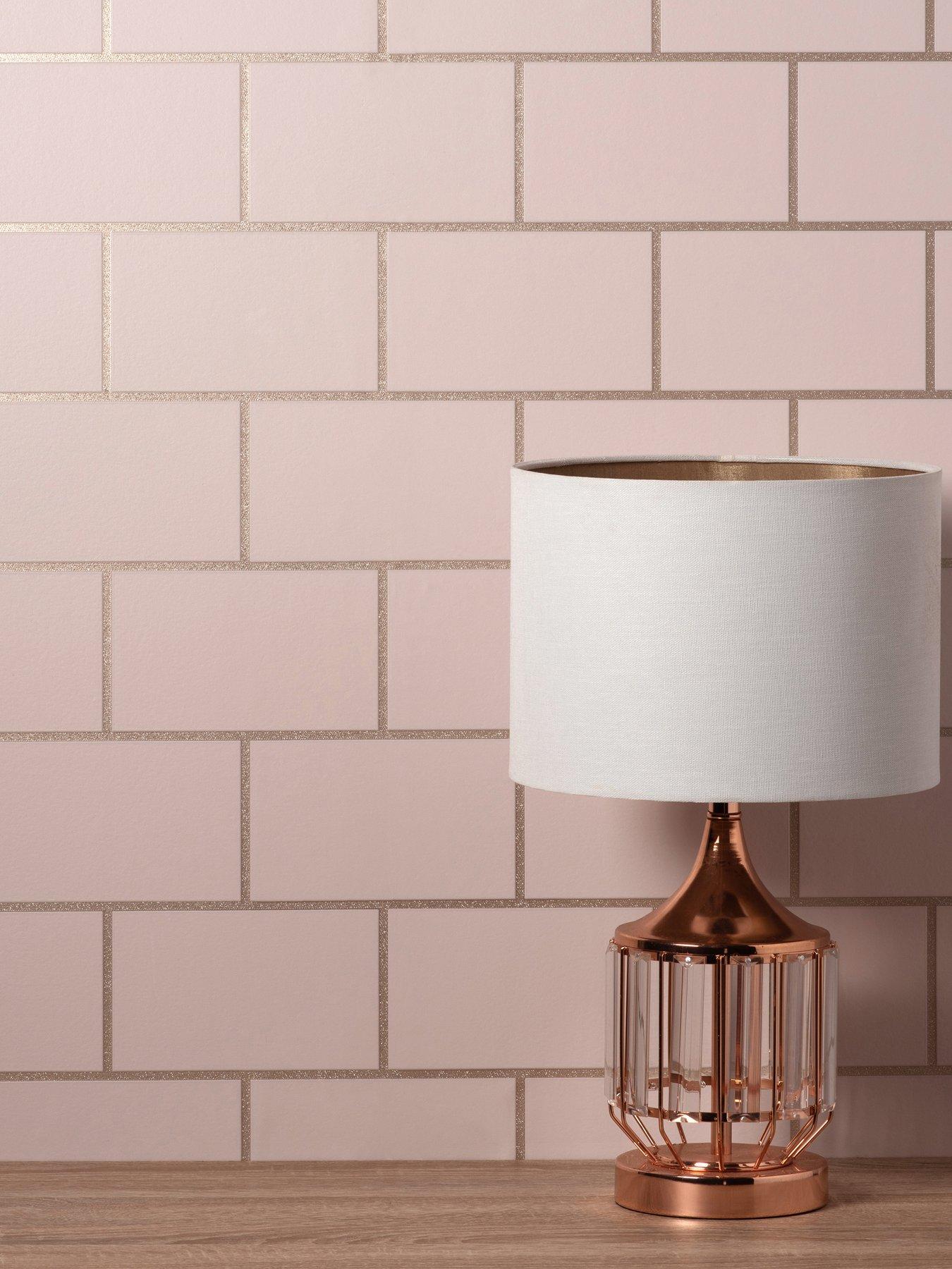 Product photograph of Crown Metro Tile Wallpaper from very.co.uk