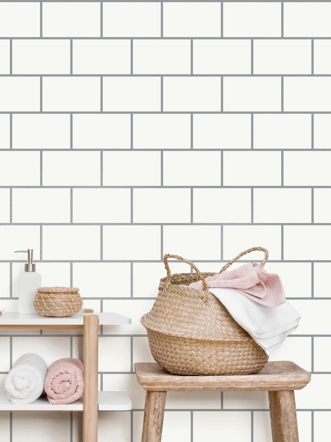 Image 1 of 5 of Crown Metro Tile Wallpaper