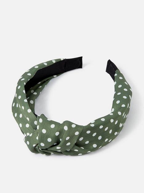 accessorize-spot-knot-headband