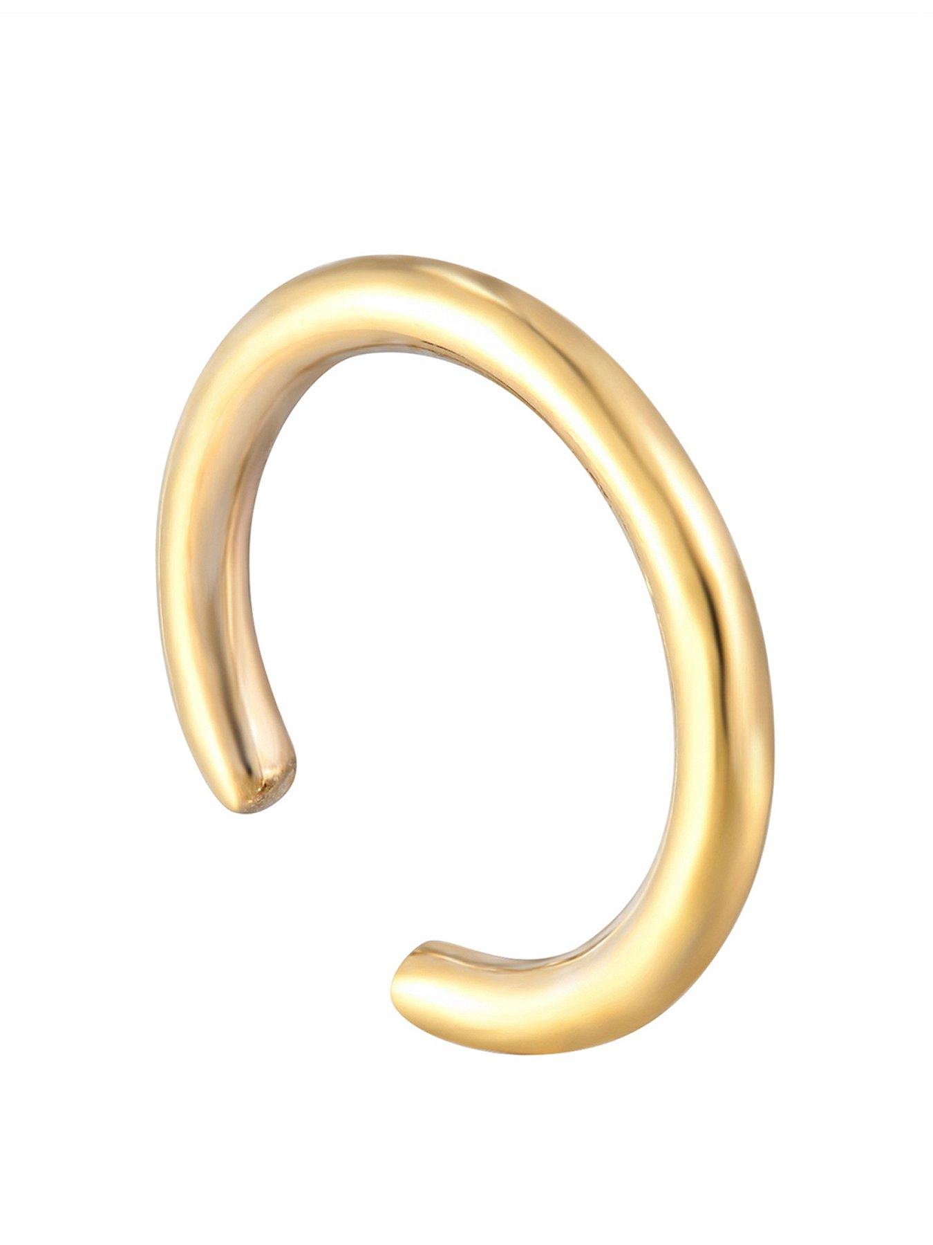 undefined 18ct Gold Plated Sterling Silver Ear Cuff