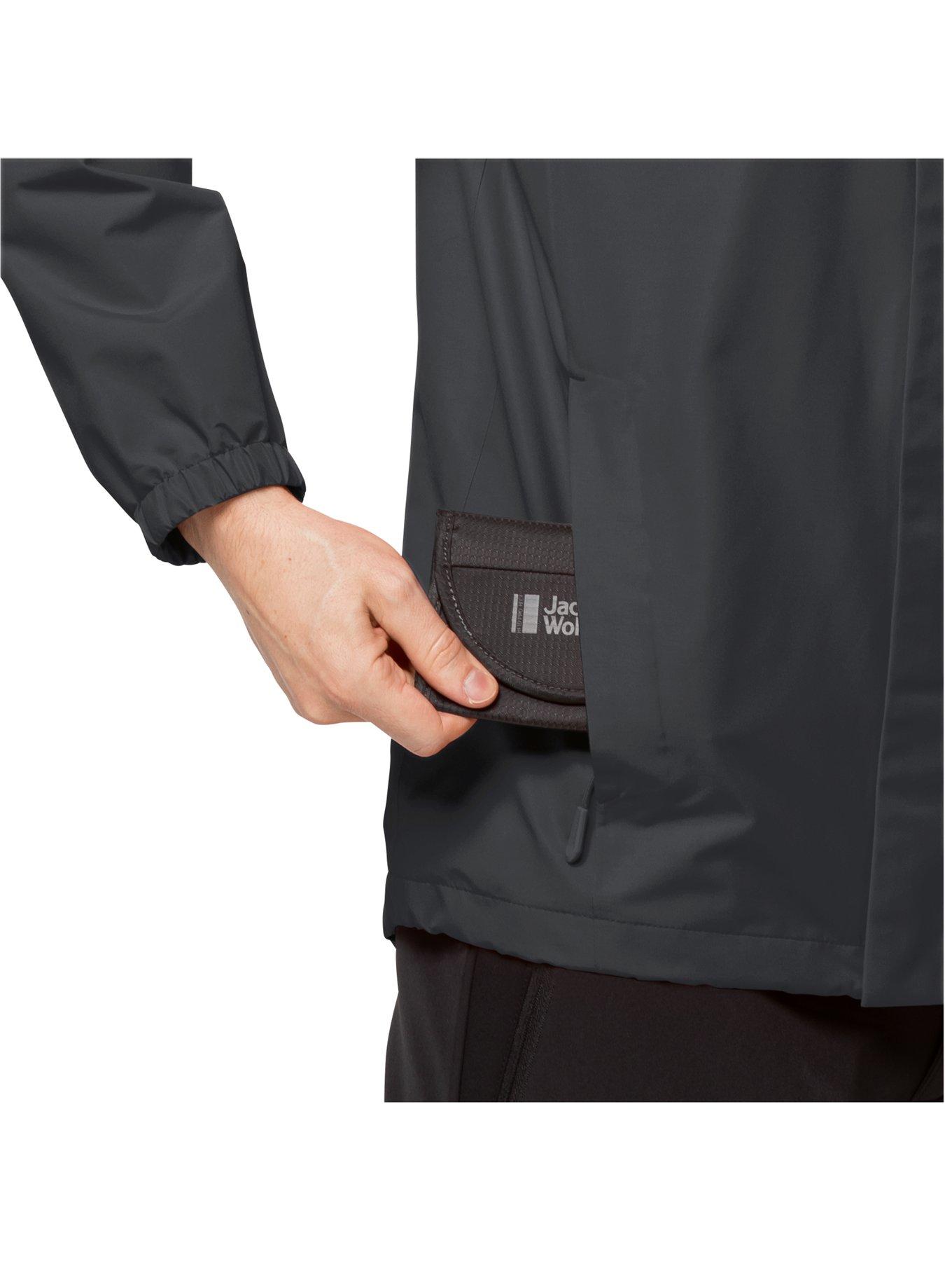 Image 4 of 5 of Jack Wolfskin Stormy Point 2L Jacket - Black