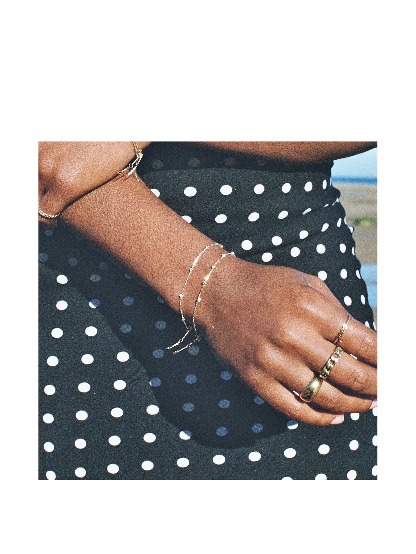 Image 2 of 4 of Seol + Gold 18ct Gold Plated Sterling Silver Chain Ring