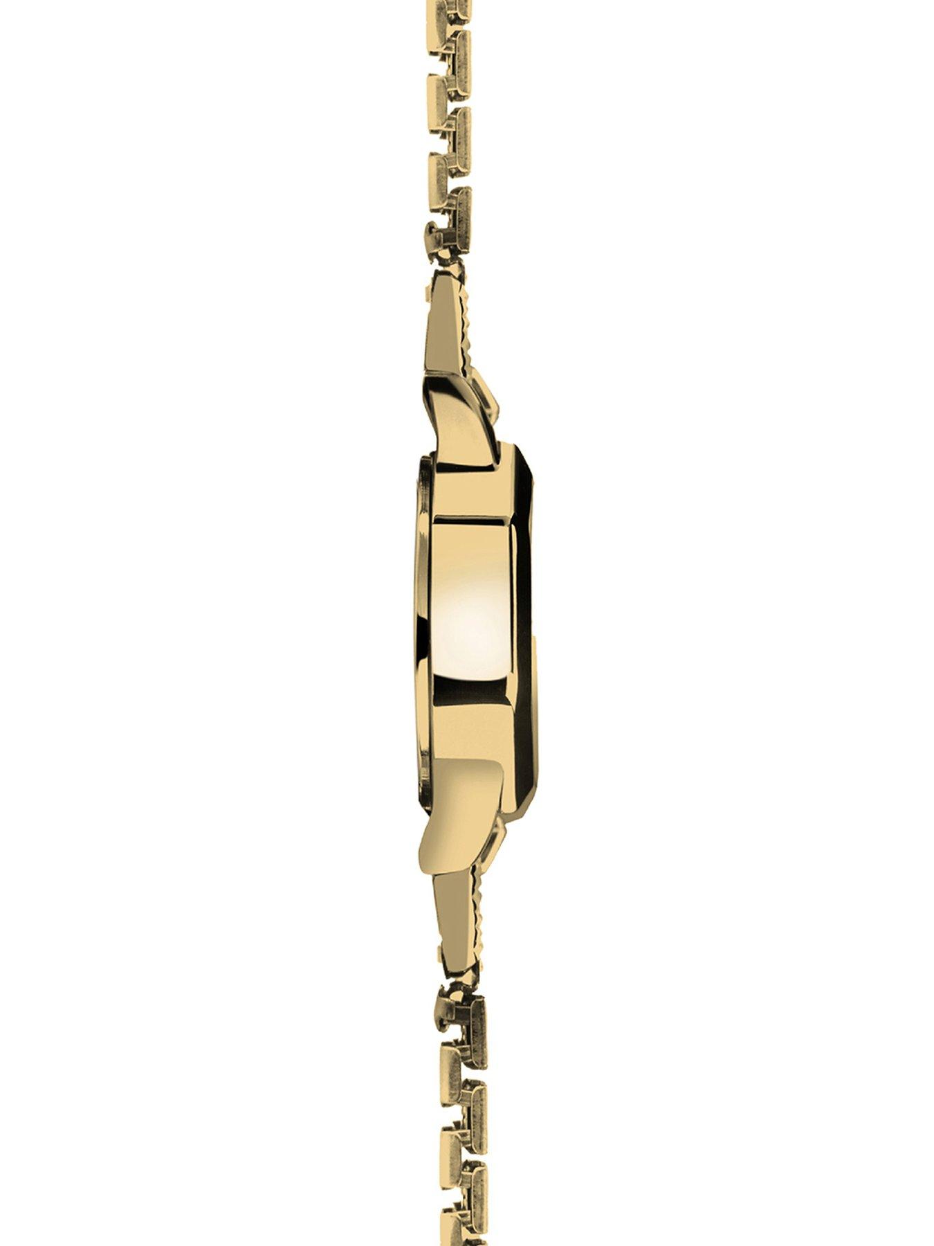 Image 5 of 6 of Sekonda Womens Mila Gold Alloy Bracelet with Black Mother of Pearl Dial Analogue Watch