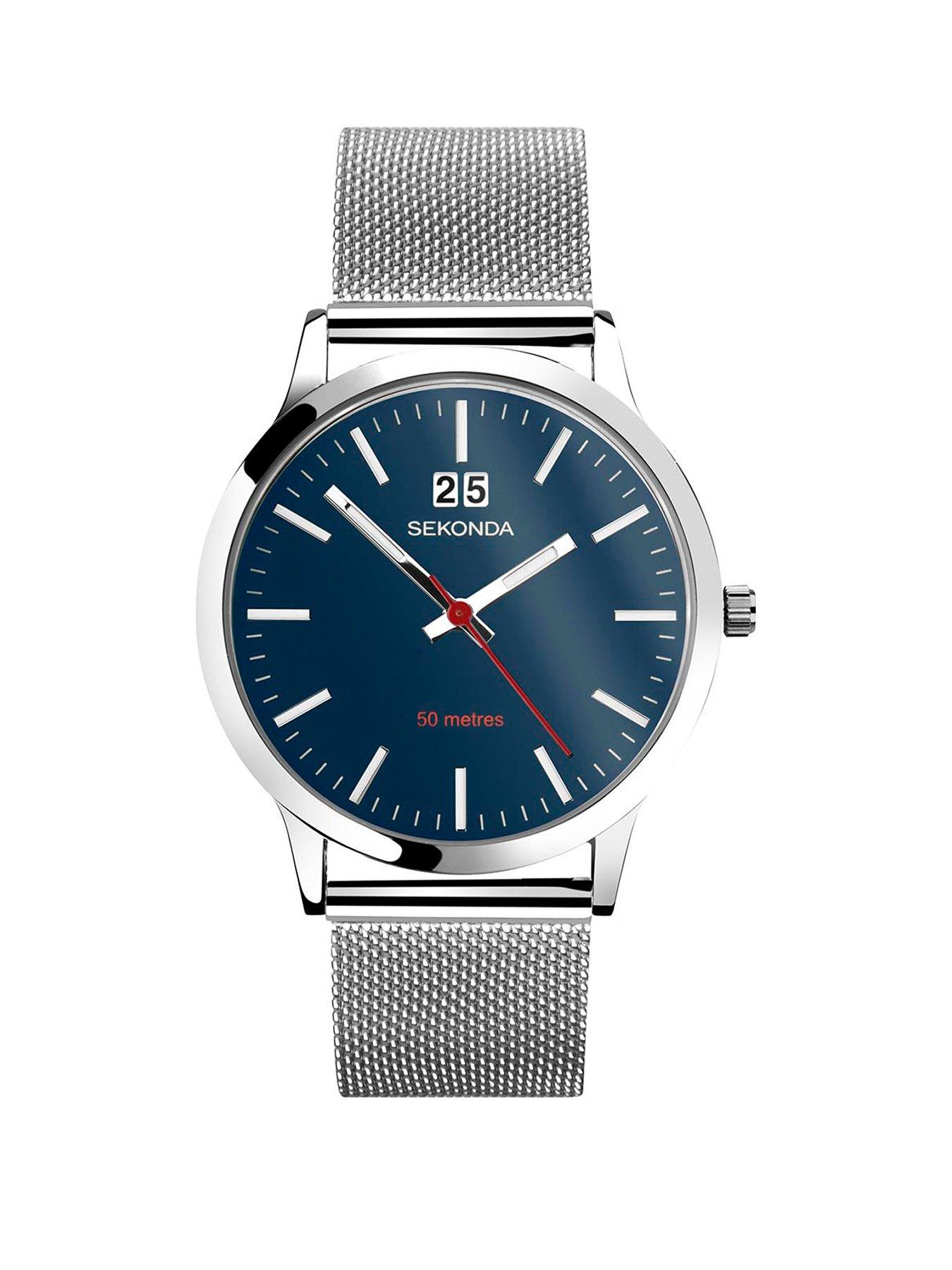 Product photograph of Sekonda Nordic Stainless Steel Mens Watch from very.co.uk