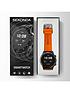  image of sekonda-active-mens-silicone-strap-smartwatch-orangeblack