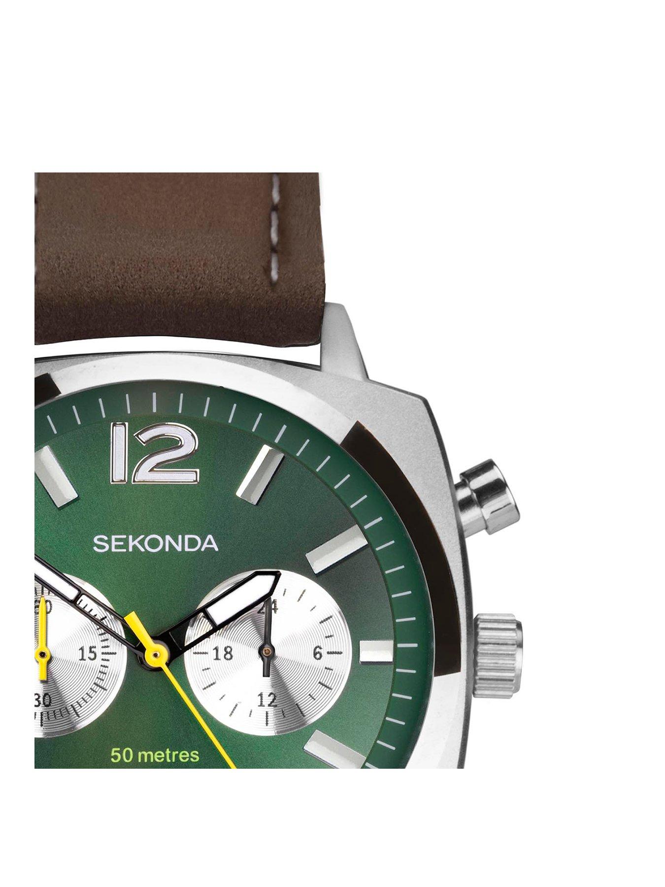 Image 2 of 7 of Sekonda Airborne Leather Mens Watch