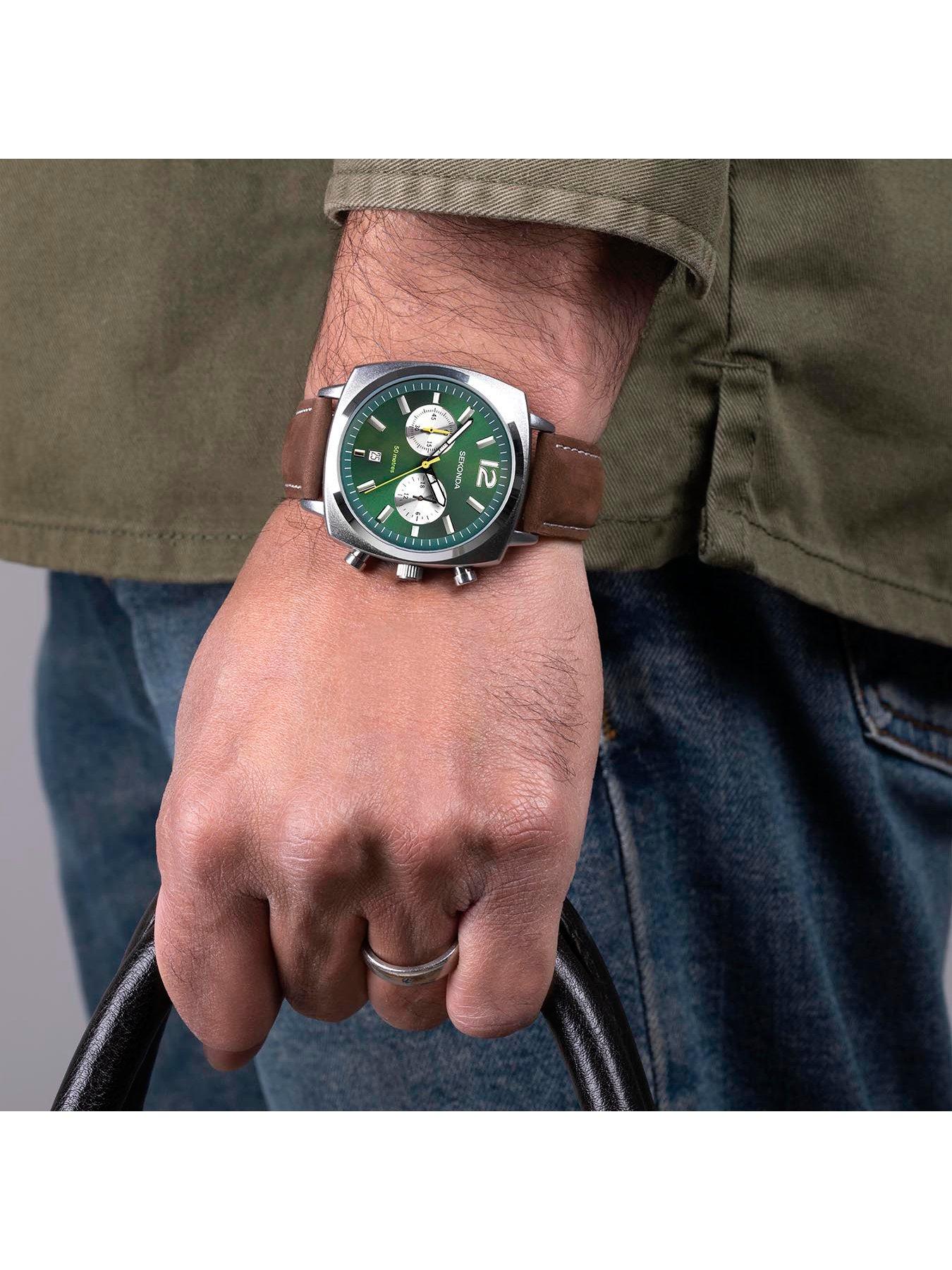Image 3 of 7 of Sekonda Airborne Leather Mens Watch
