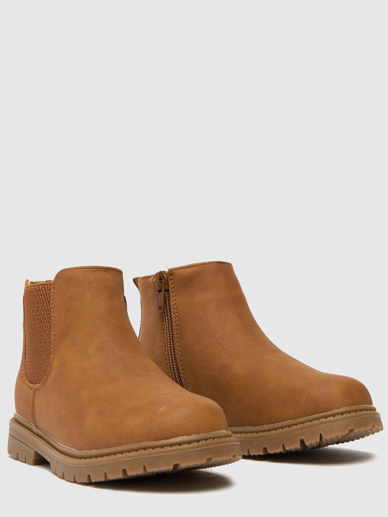 Childrens tan hotsell chelsea boots