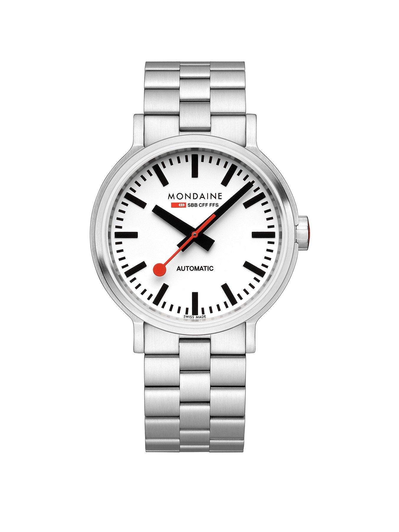 Mondaine Original Automatic - Backlight Stainless Steel Mens Watch