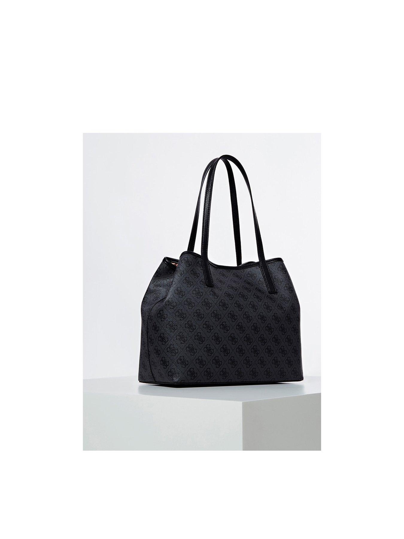 Guess Vikky Tote Bag In Coal For Women