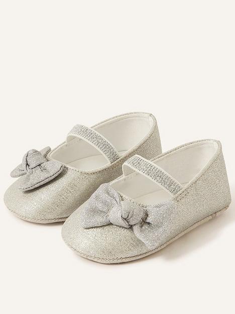 monsoon-baby-girls-piper-booties-silver