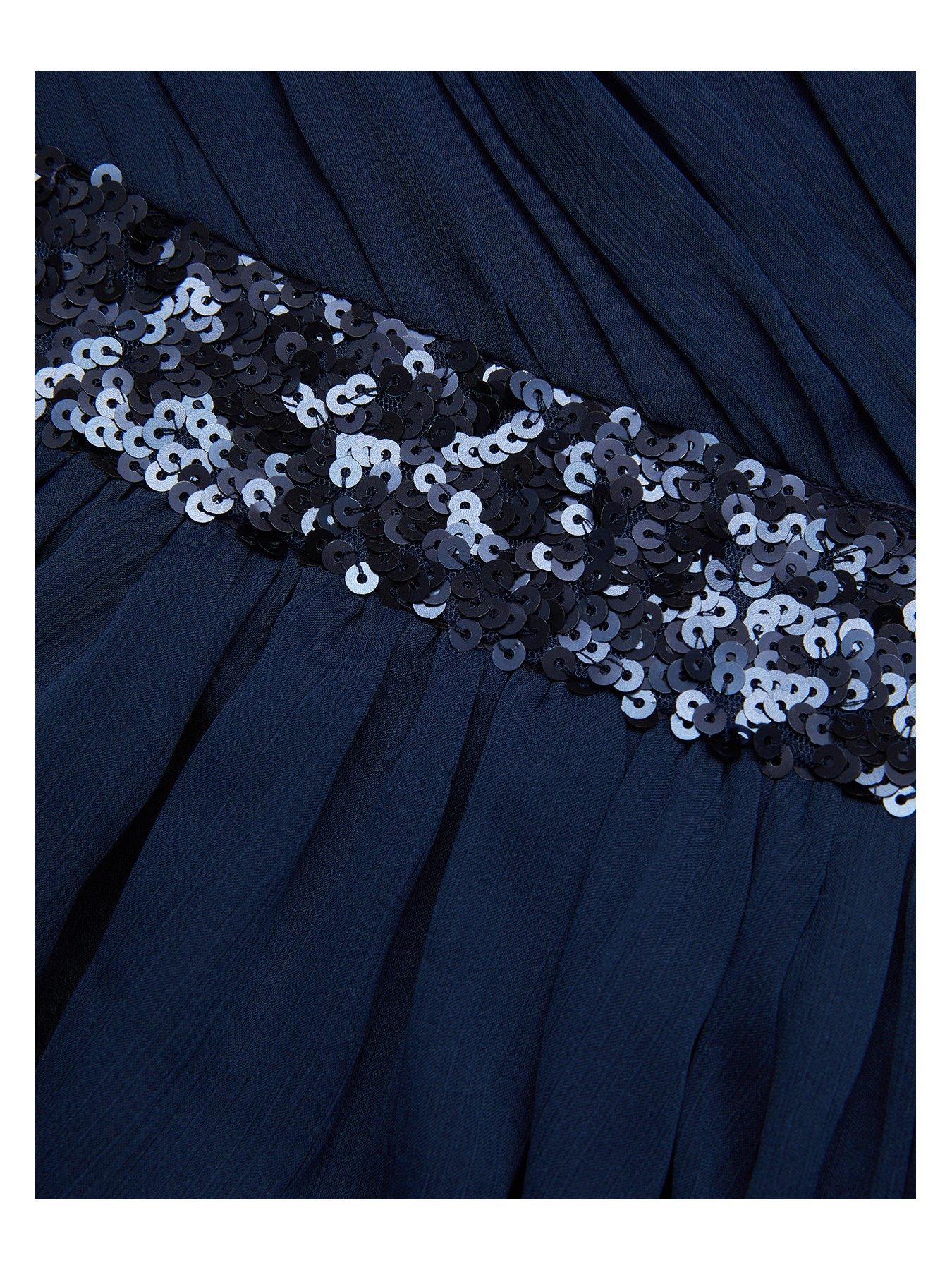 Abigail One-Shoulder Prom Dress Blue, Girls' Dresses