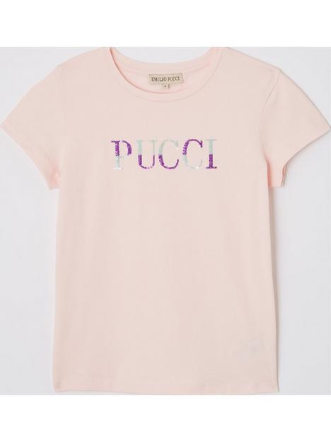 emilio-pucci-pink-logo-t-shirt