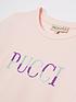  image of emilio-pucci-pink-logo-t-shirt