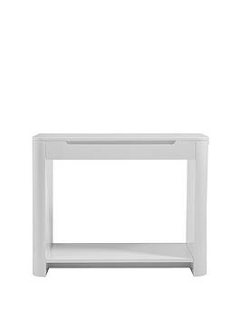 Product photograph of Very Home Gleam Gloss Console Table from very.co.uk
