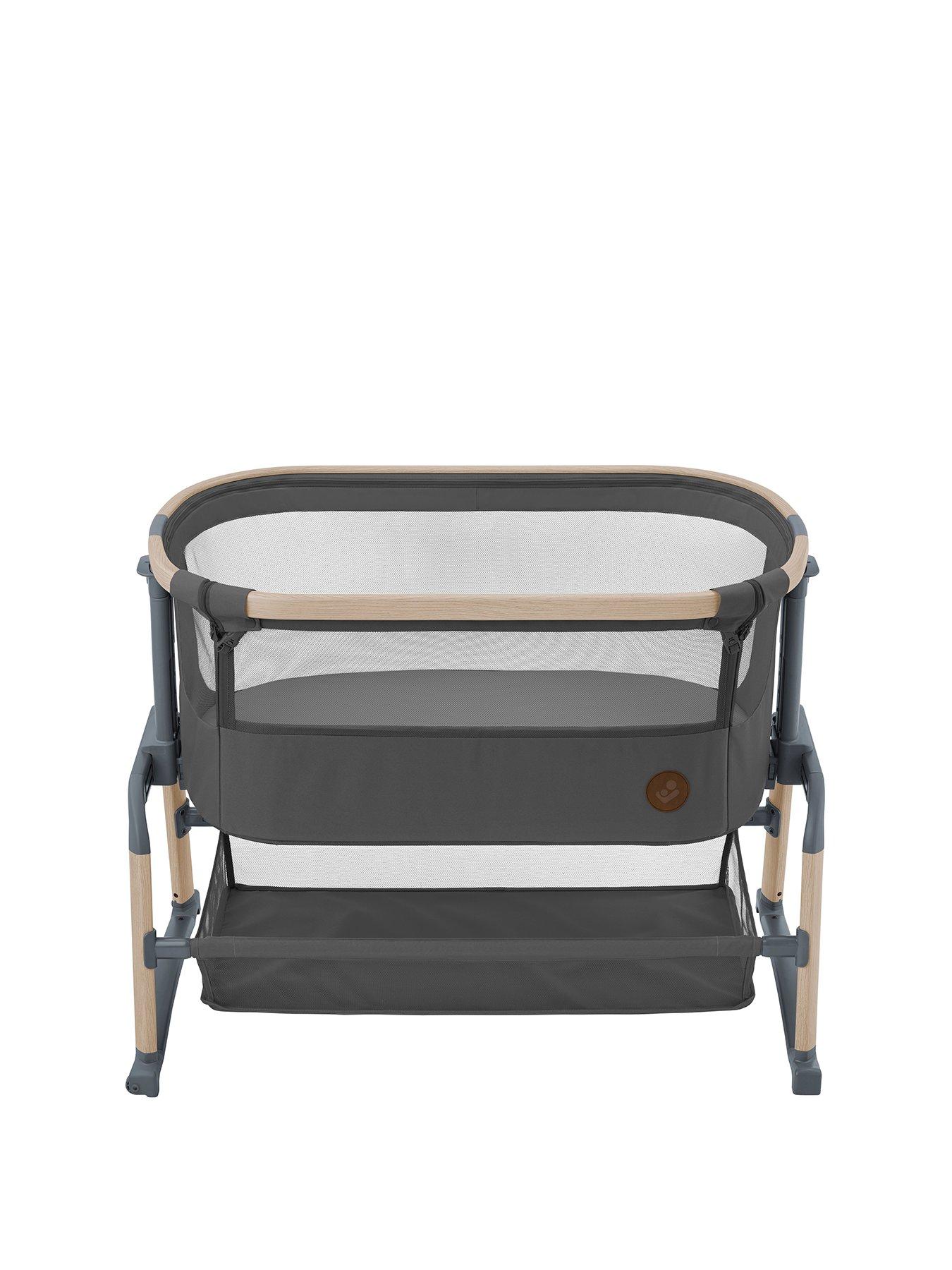 Maxi-Cosi Iora Air Co-Sleeper Rocking And Adjustable Bedside Crib Beyond Graphite