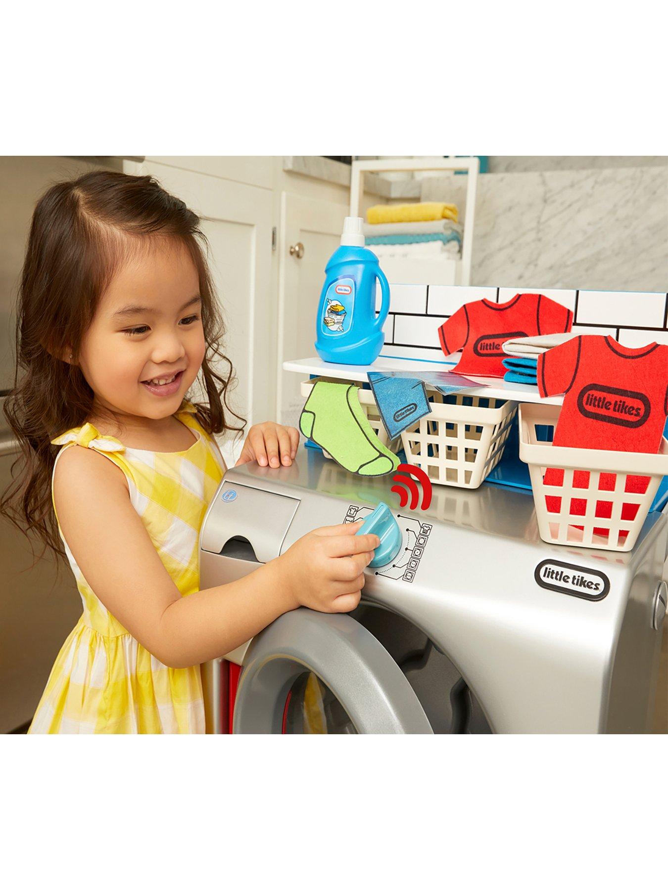  Little Tikes First Washer Dryer - Realistic Pretend Play  Appliance for Kids, Interactive Toy Washing Machine with 11 Laundry  Accessories, Unique Toy, Ages 2+ : Toys & Games