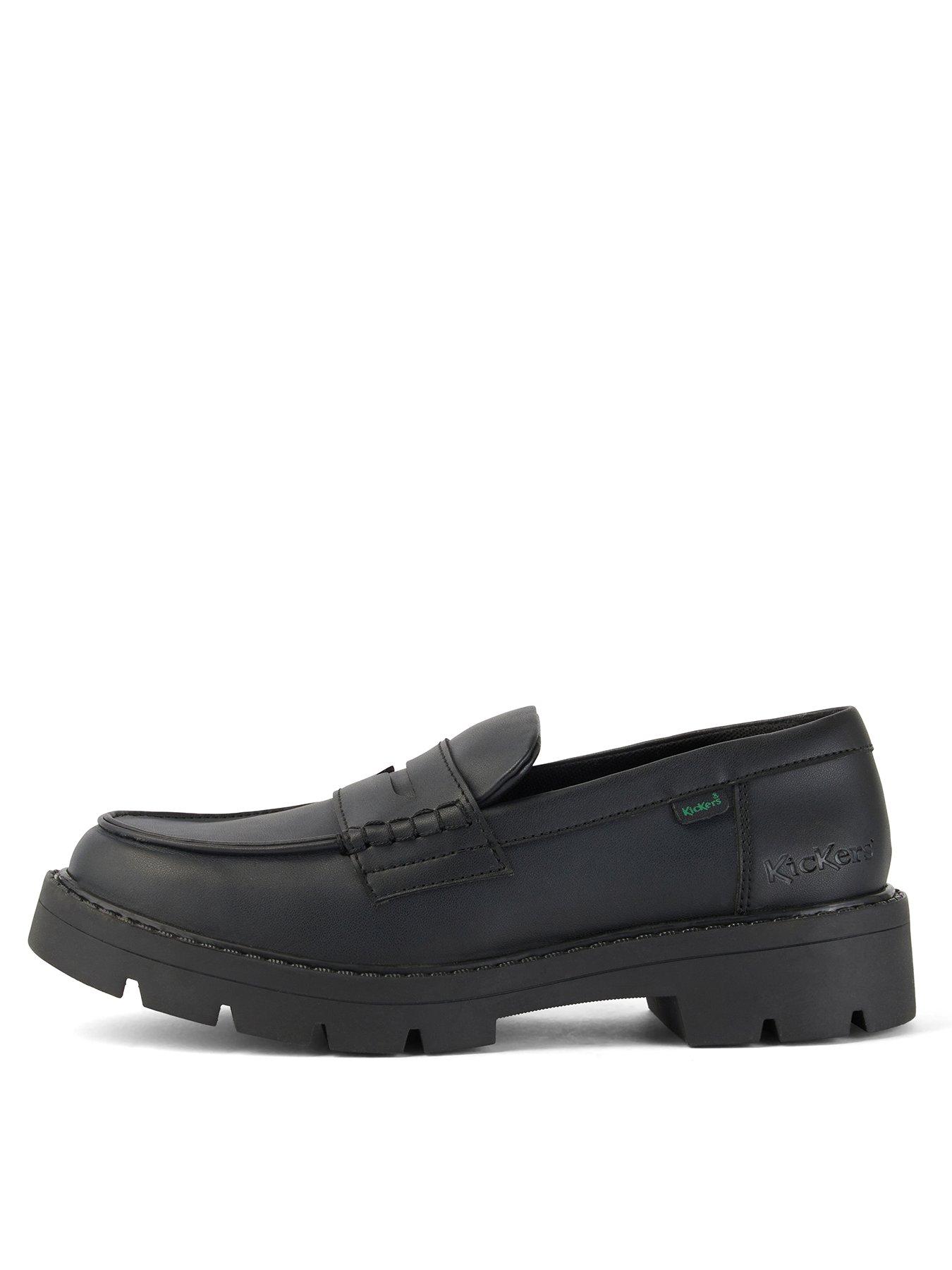 Black best sale vegan loafers