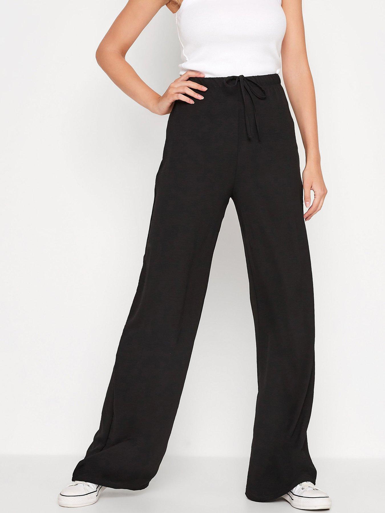 flowy black trousers