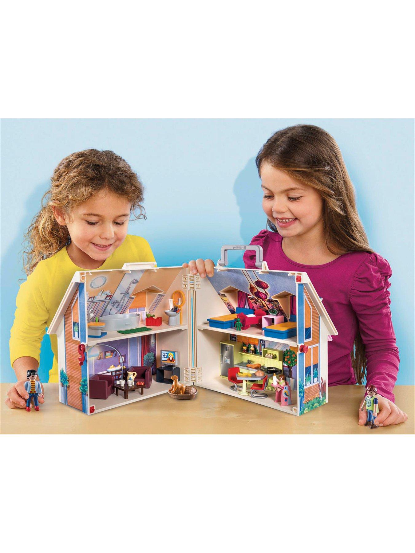 Take along modern doll house online