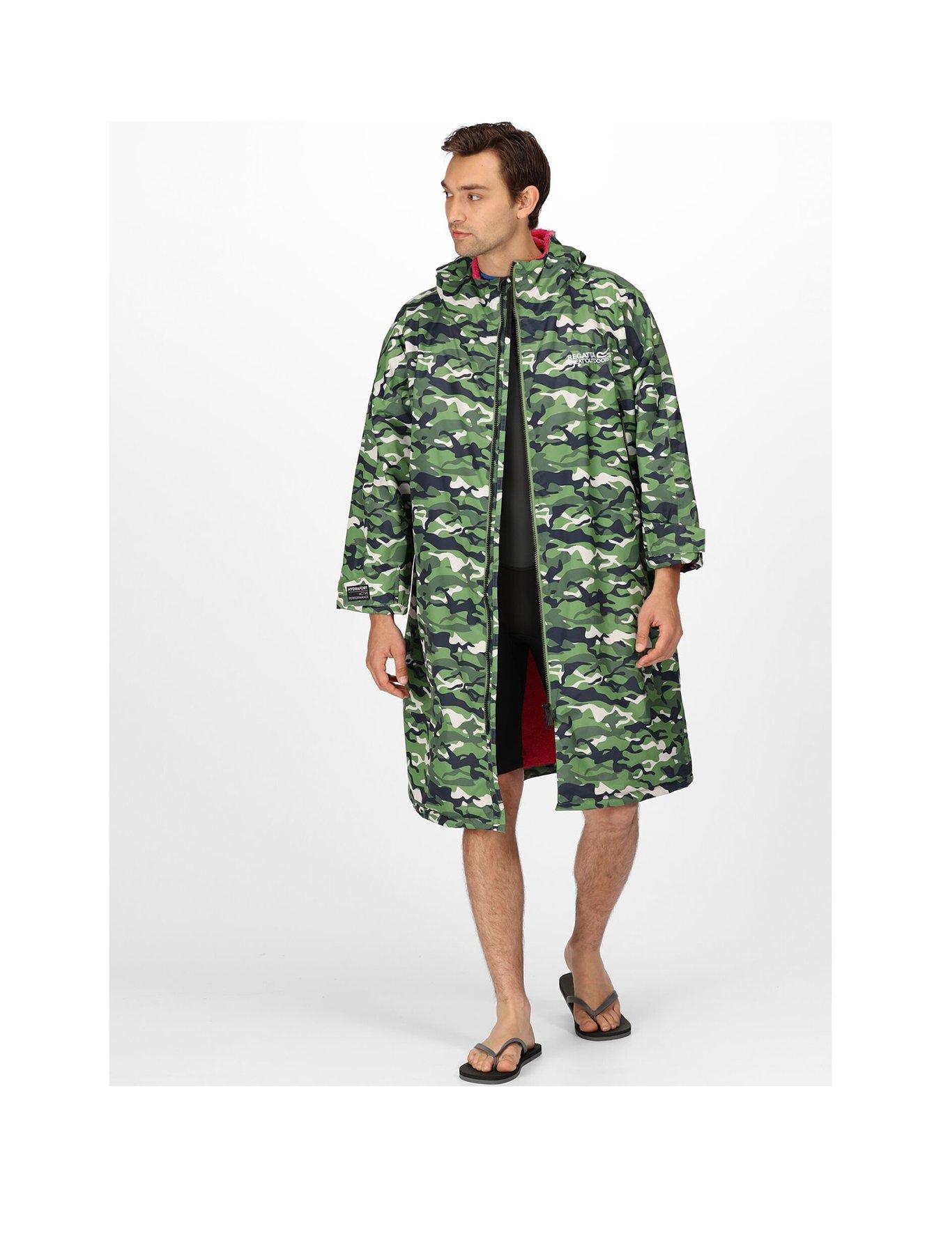 Michael kors camo hot sale rain jacket