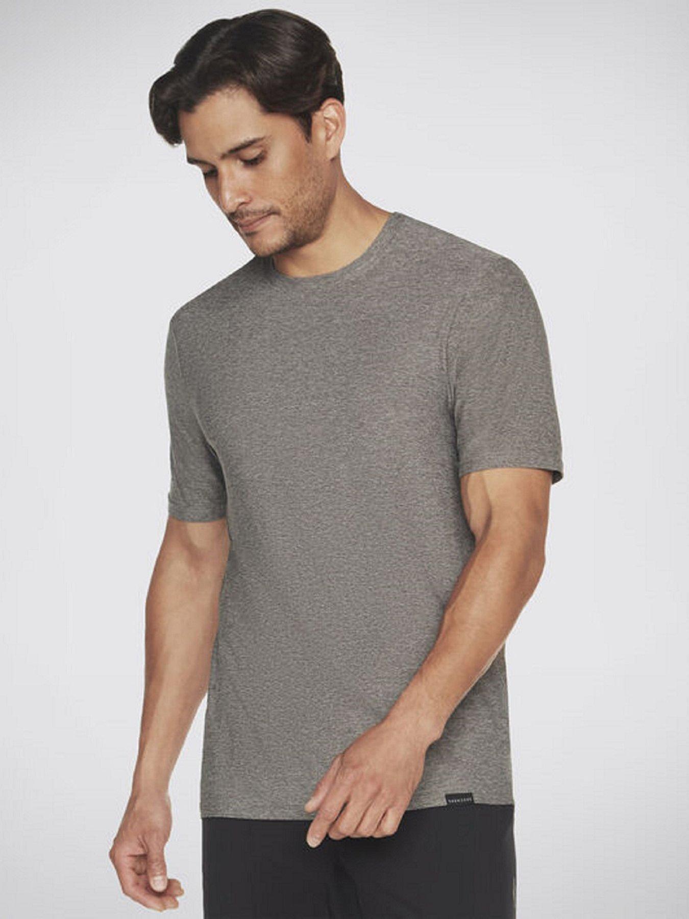 Skechers t shirt deals grey