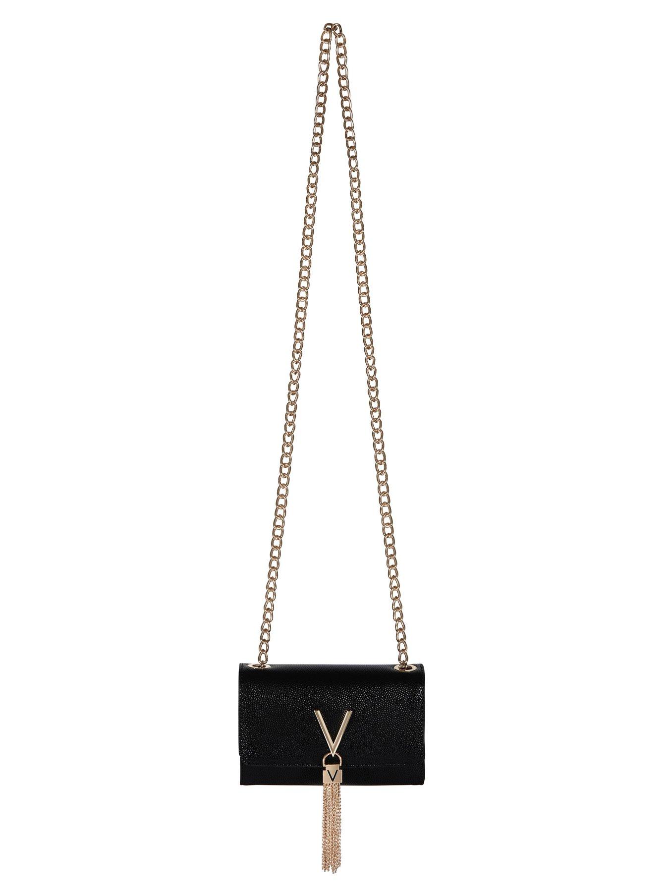 Valentino Bags Divina Small Crossbody Bag - Black/Gold