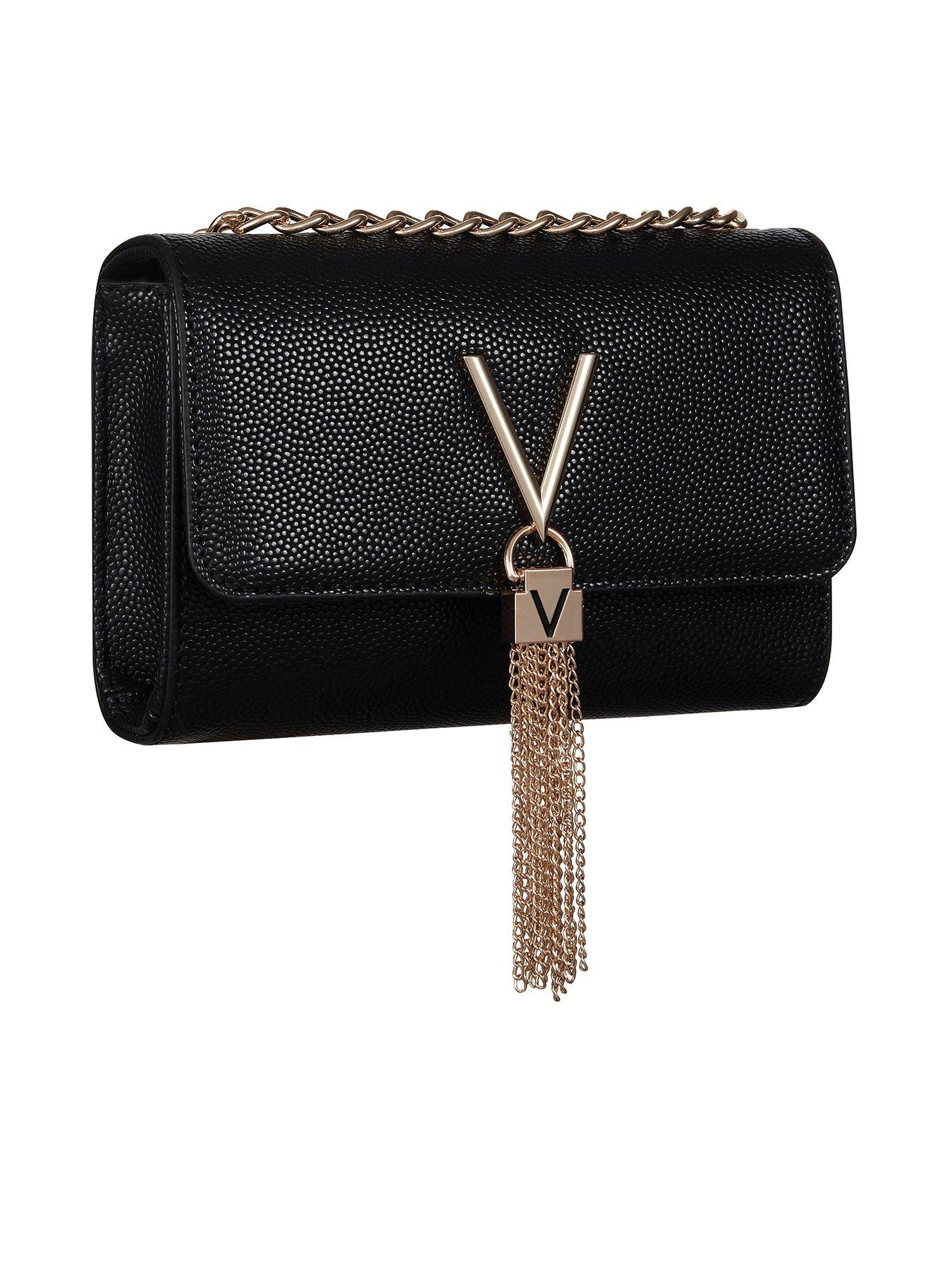 Valentino Bags Divina Small Crossbody Bag - Black/Gold