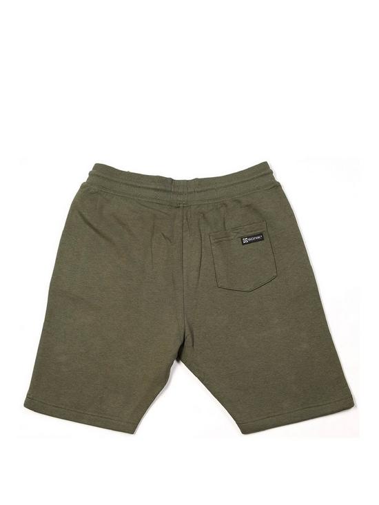stillFront image of sonik-green-fleece-shorts