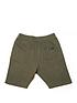  image of sonik-green-fleece-shorts