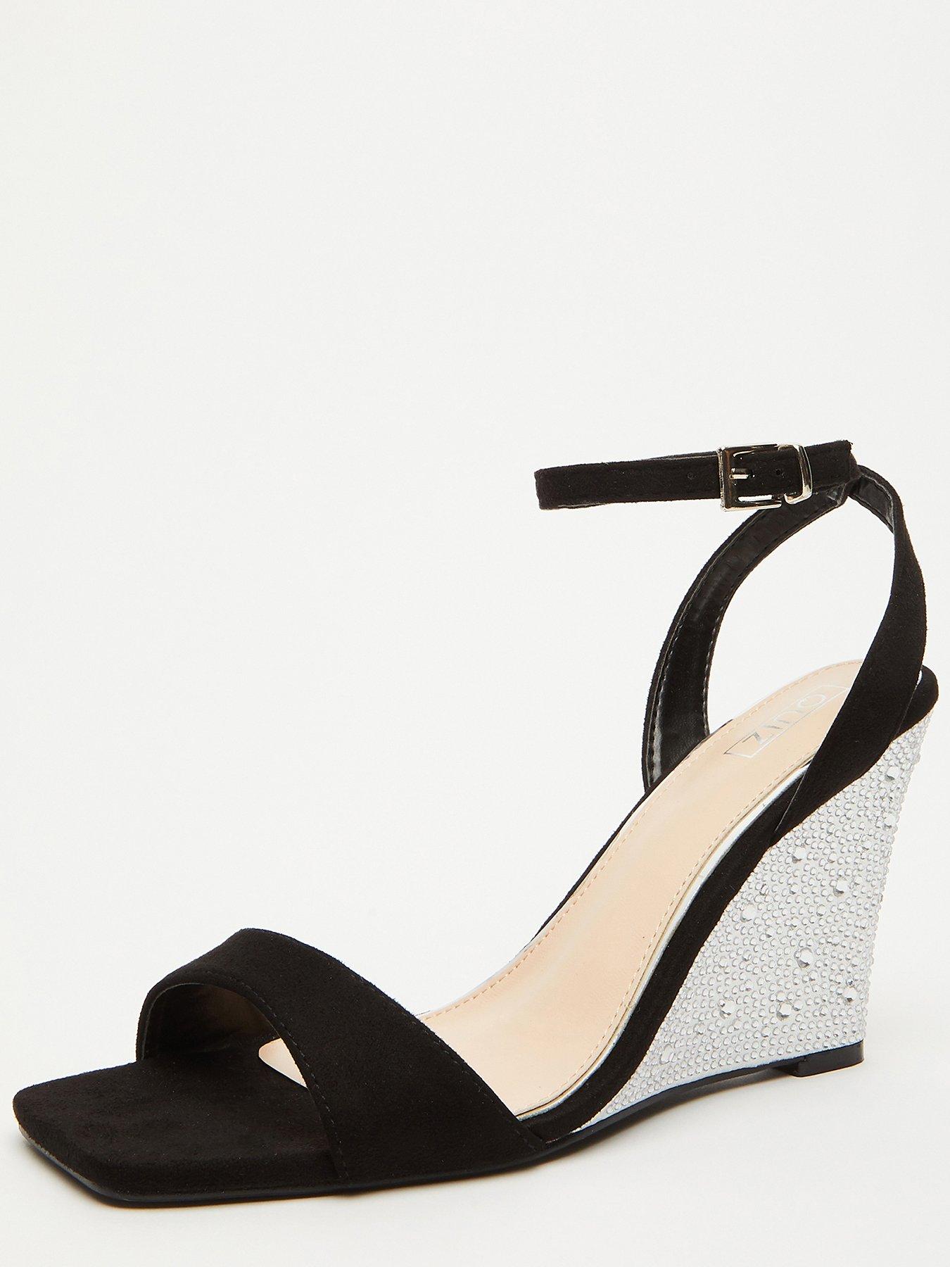 Very best sale black wedges