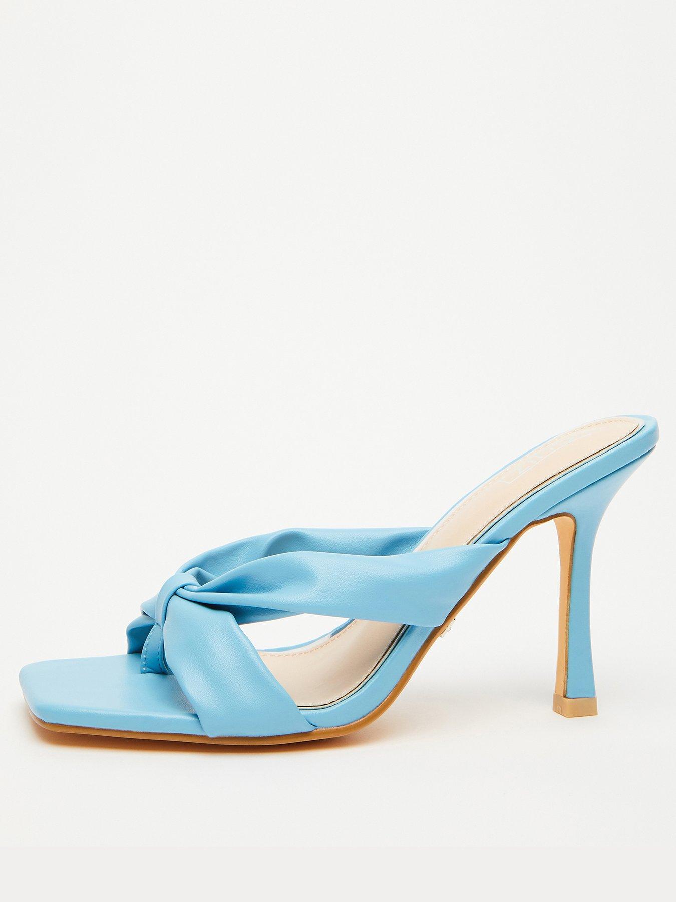 Light blue womens store heels