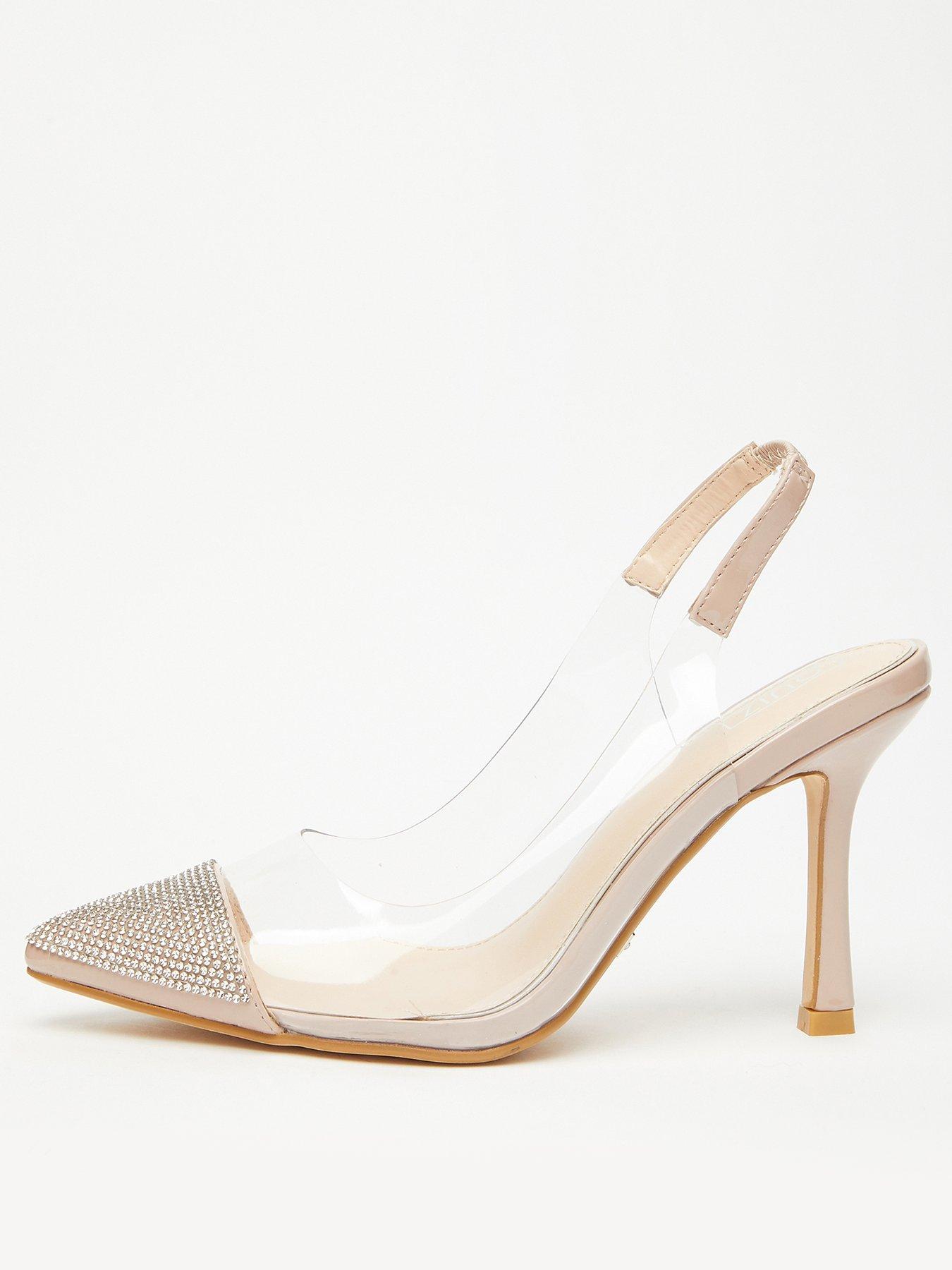 Clear court cheap heels uk