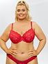  image of ann-summers-sexy-lace-planet-fuller-bust-non-pad-red