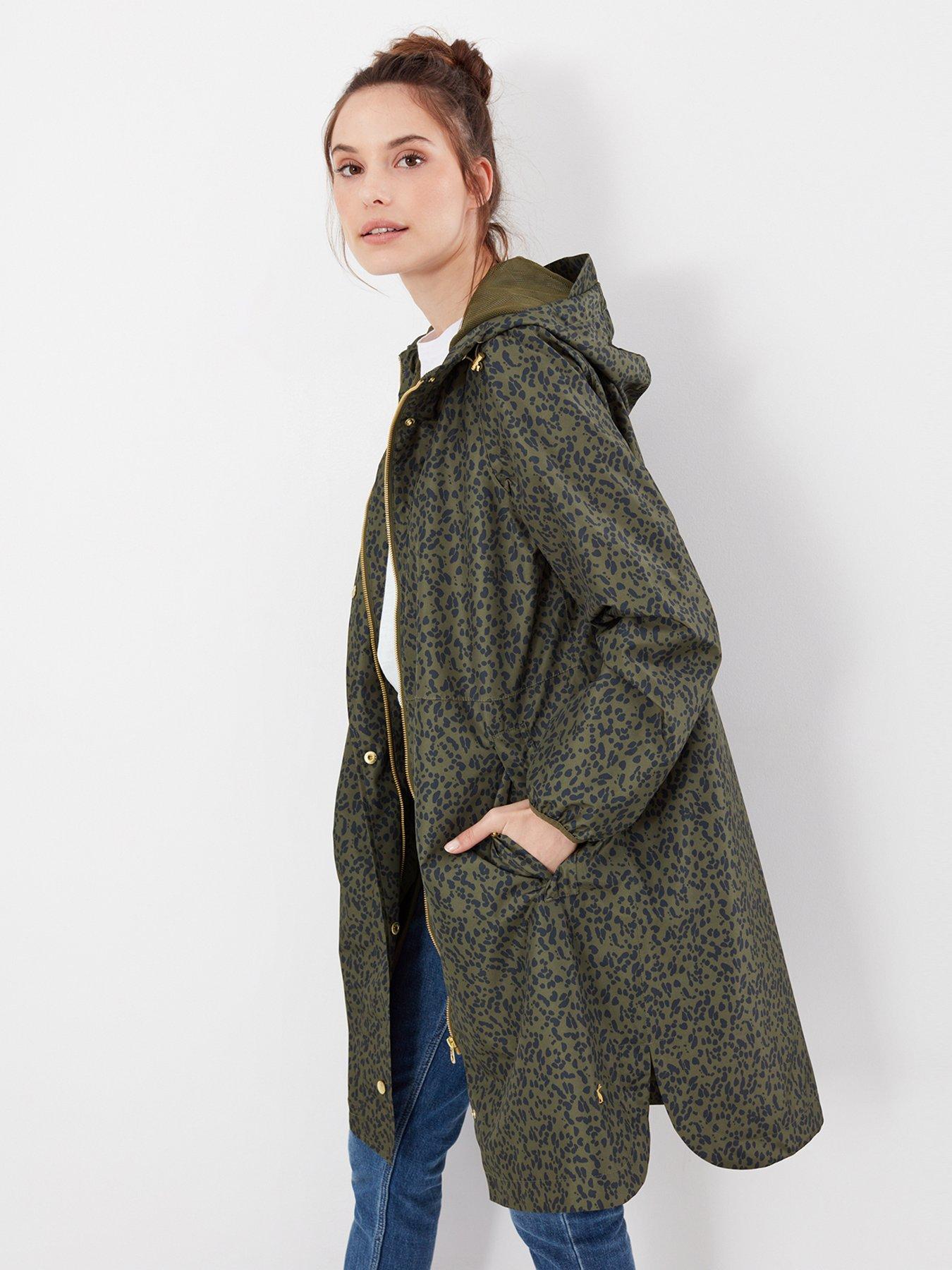 Joules Waybridge Waterproof Packable Raincoat Green very.co.uk