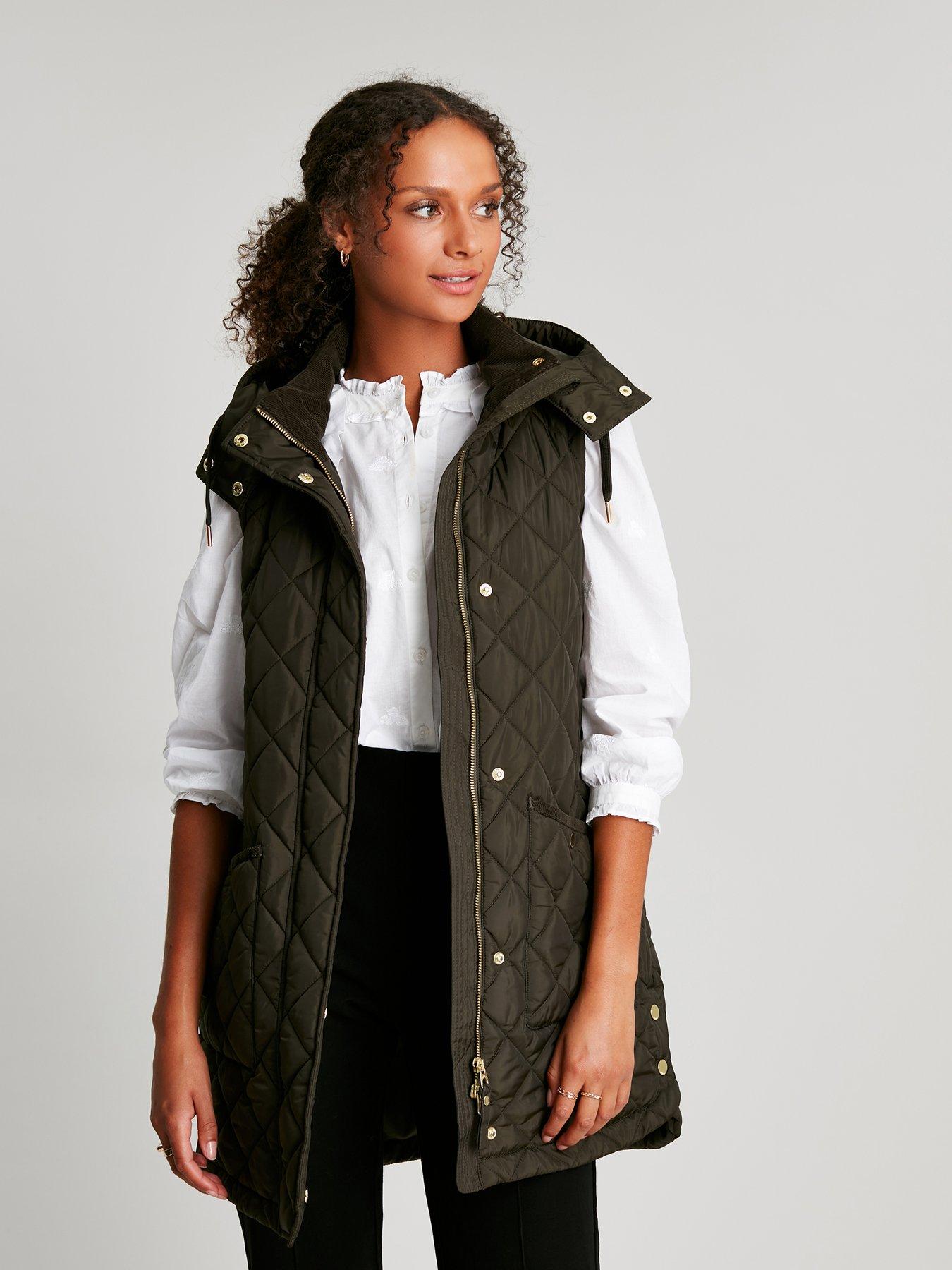 joules long quilted jacket