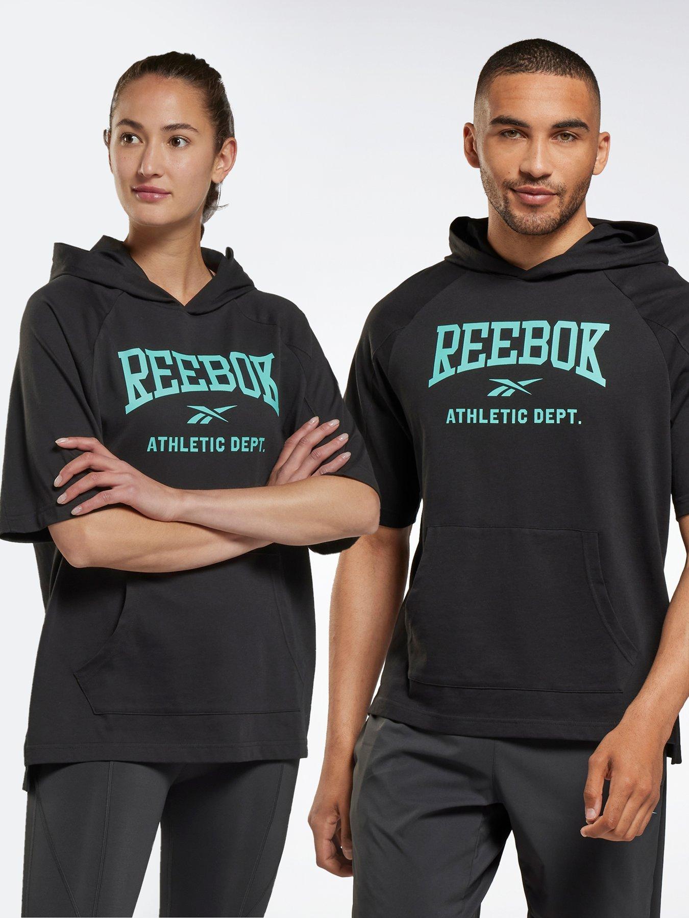 reebok short sleeve hoodie