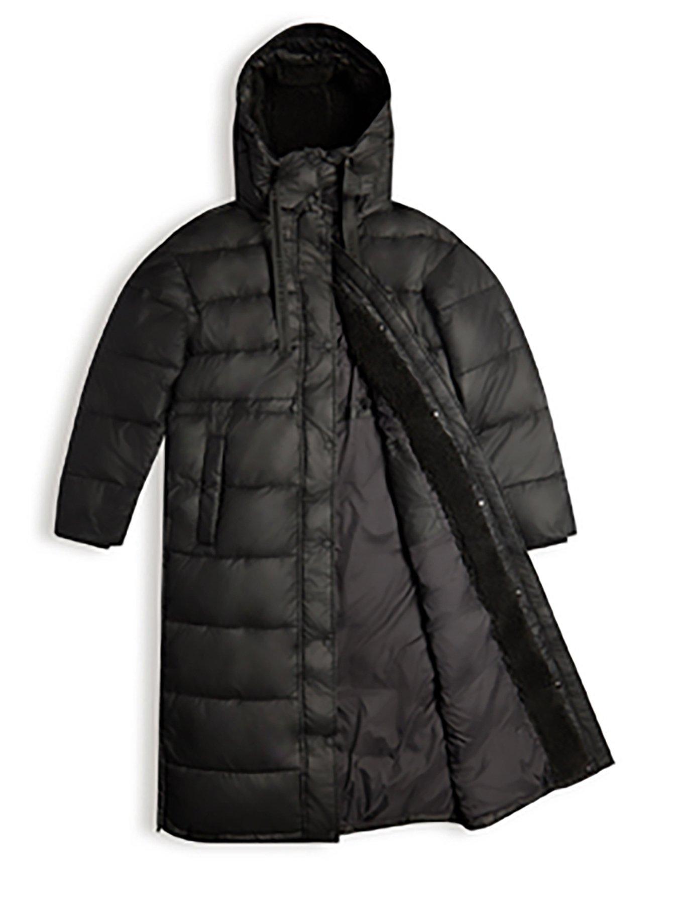 Hunter Intrepid Long Padded Coat Black very