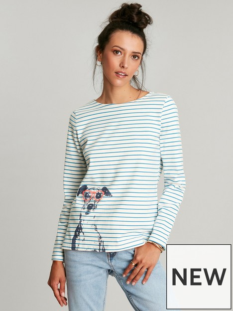joules-harbour-stripe-print-whippet-top-cream