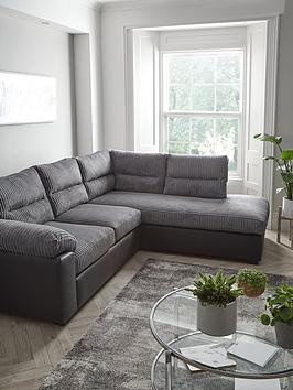 Product photograph of Armstrong Corner Group Sofa - Grey - Fsc Reg Certified from very.co.uk