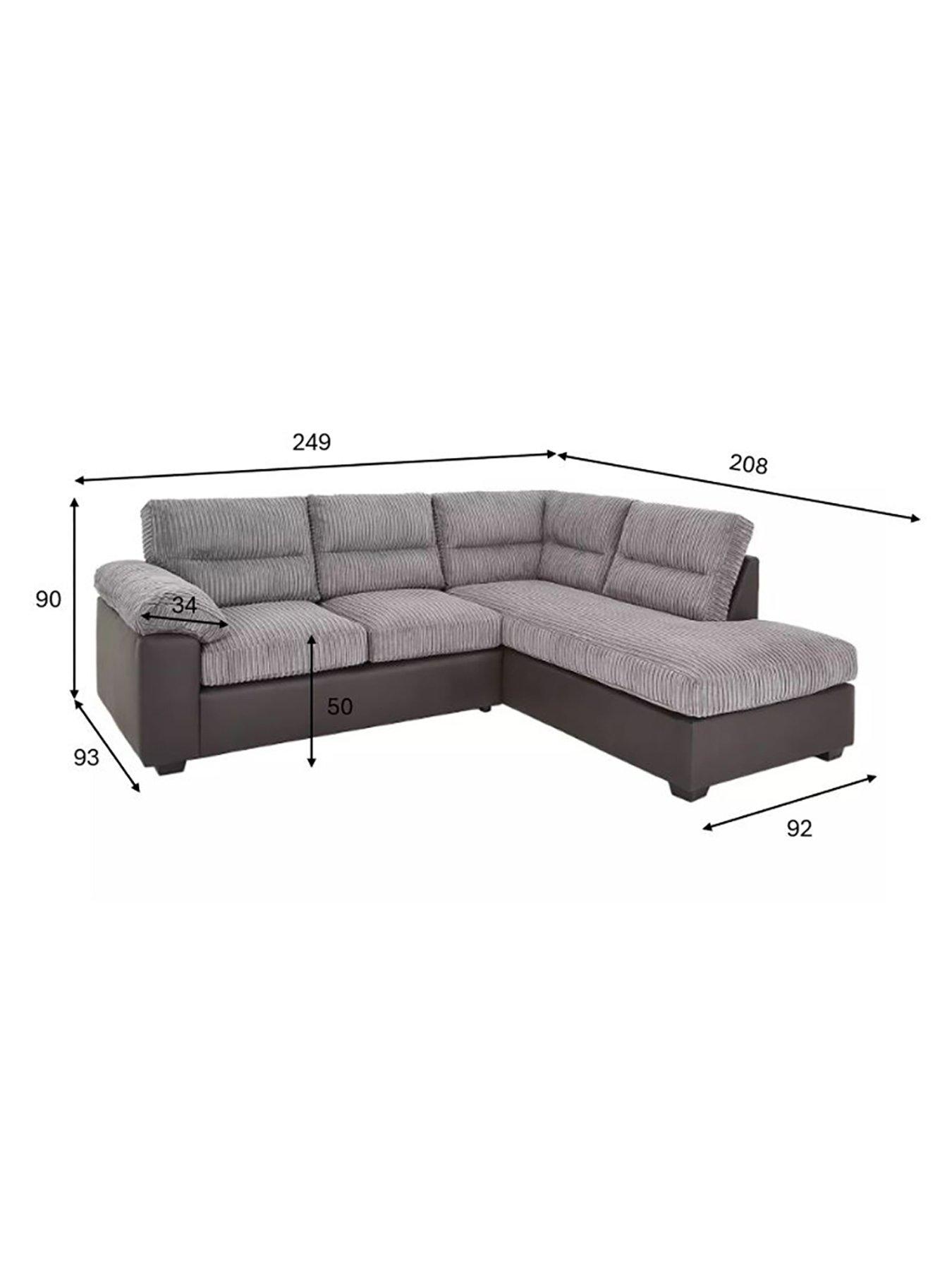 Image 5 of 6 of The Very Collection Armstrong&nbsp;Corner Group Sofa - Grey