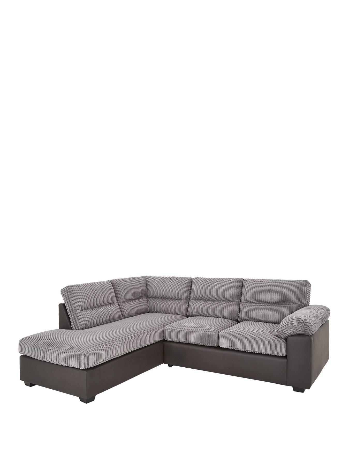 Image 2 of 6 of Very Home Armstrong&nbsp;Left Hand Corner Group Sofa - Grey