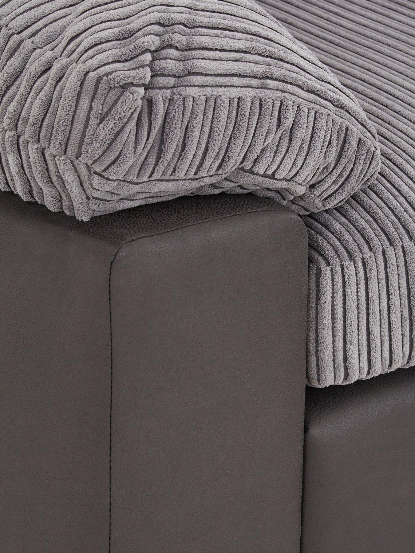 Image 4 of 6 of Very Home Armstrong&nbsp;Left Hand Corner Group Sofa - Grey