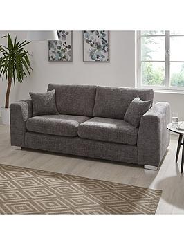 Product photograph of Very Home Maya Fabric Sofa Range - Grey - Fsc Reg Certified - 2 Seater Sofa from very.co.uk