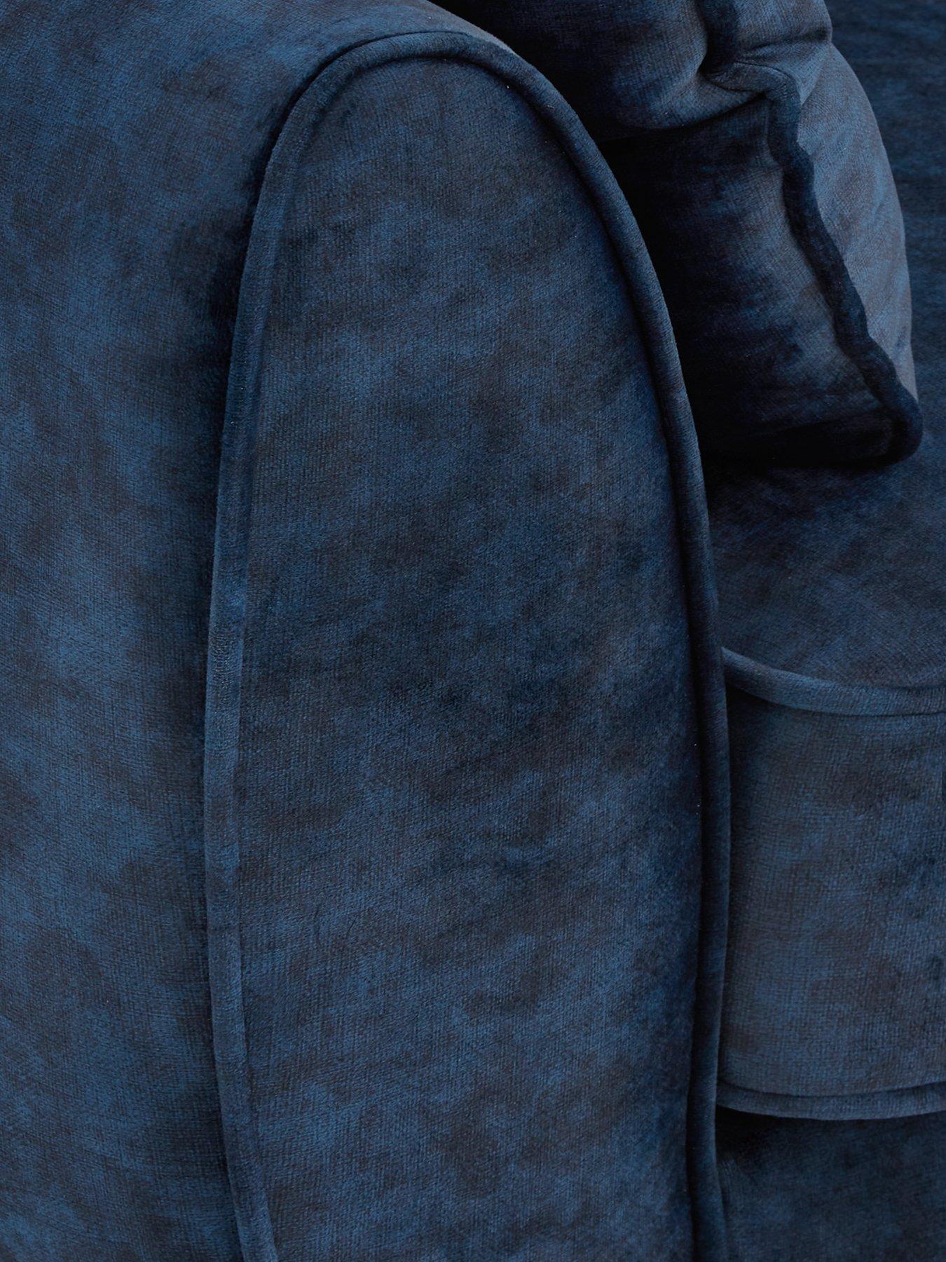 Image 4 of 5 of Very Home Paulo Fabric&nbsp;Armchair - Navy&nbsp;- FSC&reg; Certified