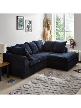 Very Home Leon Fabric Right Hand Corner Chaise Sofa - Fsc® Certified