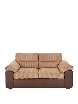 Product photograph of Very Home Armstrong 2 Seater Sofa - Brown from very.co.uk